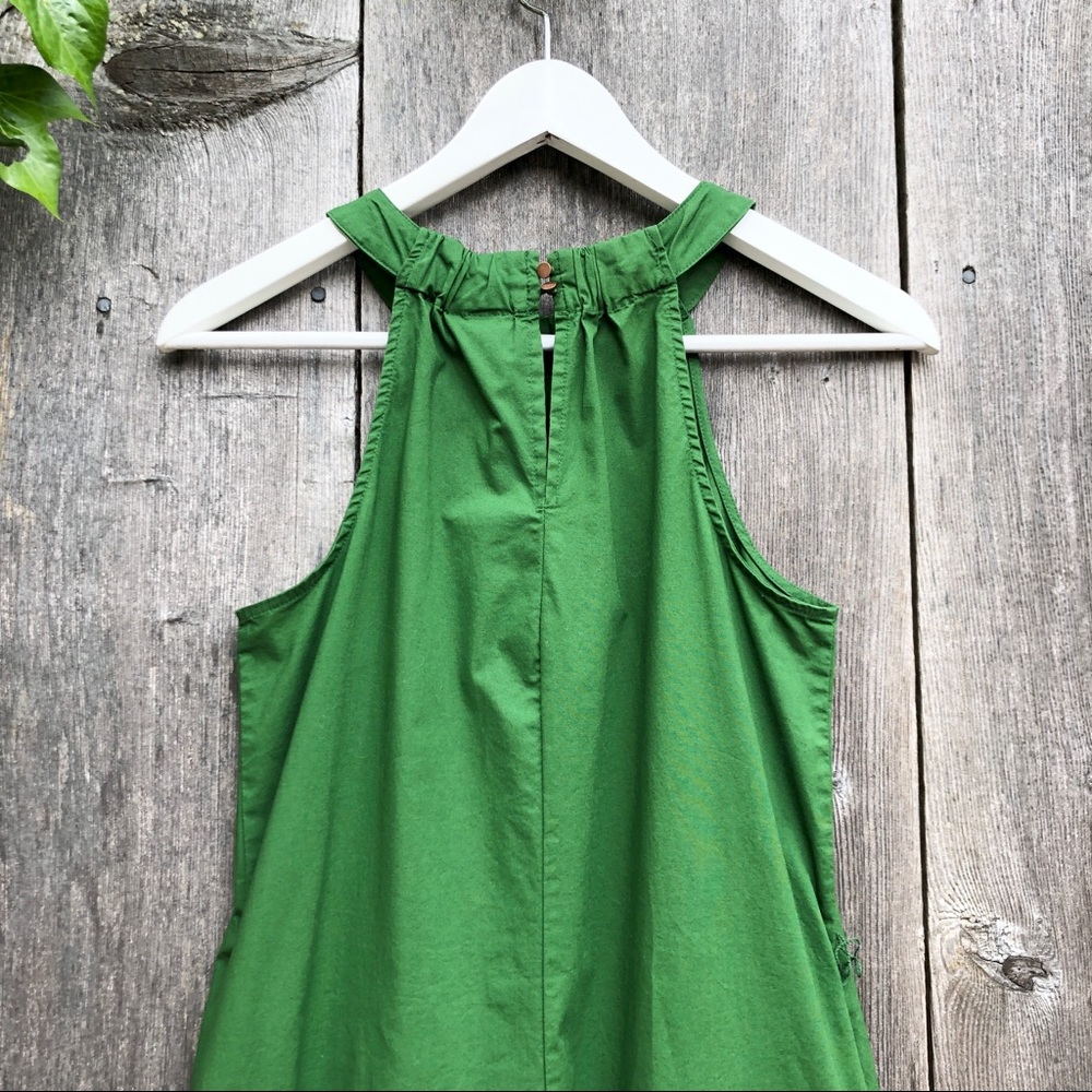 Mossimo green halter maxi dress w. pockets - Picture 5 of 8